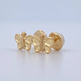 Butterfly Stud Earrings 0.6gr / 18K Gold $