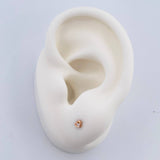 Stud Earrings 0.45gr / 18K Gold $