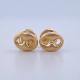Stud Earrings GC 0.55gr / 18K Gold $