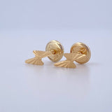 Stud Earrings Lightning 0.5gr / 18K Gold $