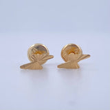 Stud Earrings Lightning 0.45gr / 18K Gold $