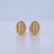 Virgin Guadalupe Stud Earrings 0.65gr / 18K Gold $