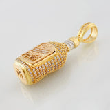 Dije Botella Licor 11.05g / 1 1/2 in Tres Oros 18K