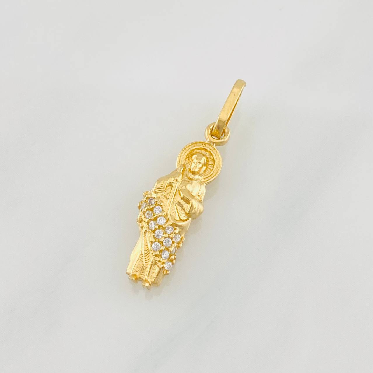 Dije San Benito 1.15g / 1 in Oro Amarillo 18K