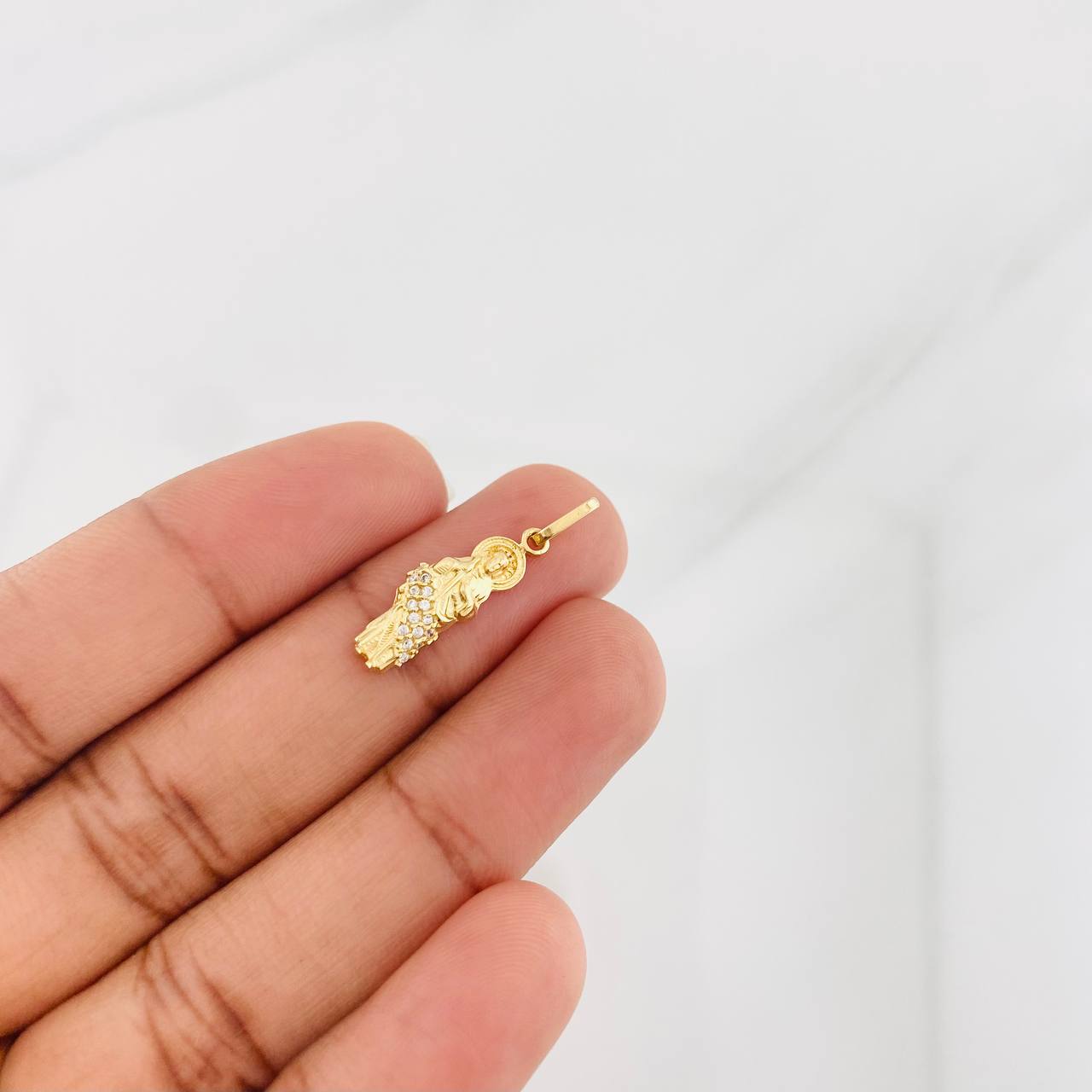Dije San Benito 1.15g / 1 in Oro Amarillo 18K