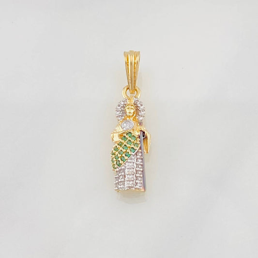 Dije San Benito 1.5g / 1 in Tres Oros 18K