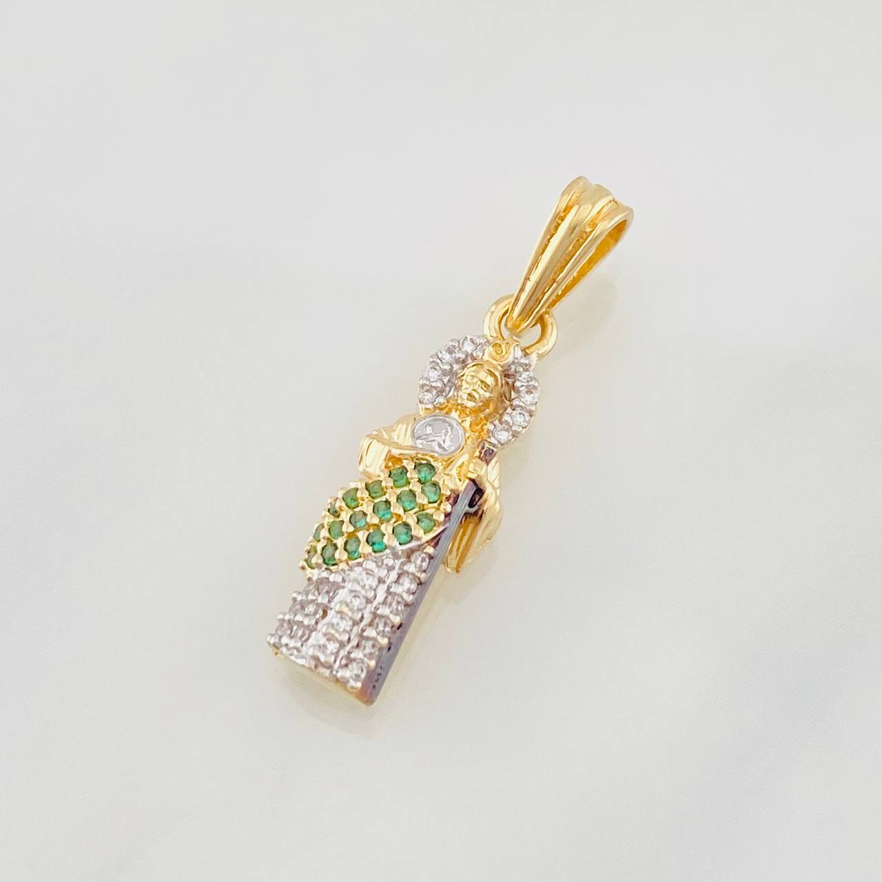 Dije San Benito 1.5g / 1 in Tres Oros 18K