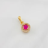 Dije Halo 1.7g / 1/2 in Oro Amarillo 18K