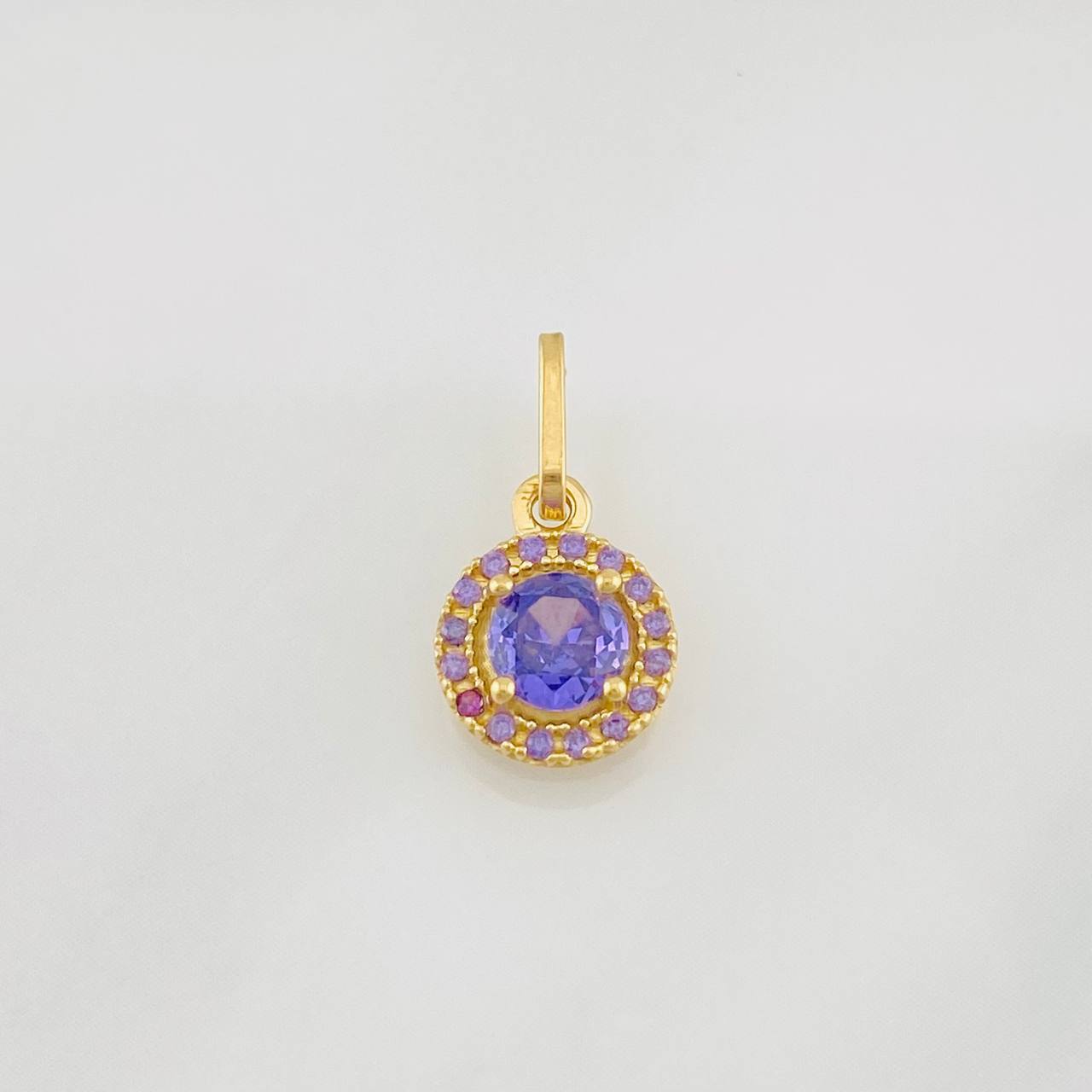 Dije Halo 1.1g / 1/2 in Oro Amarillo 18K