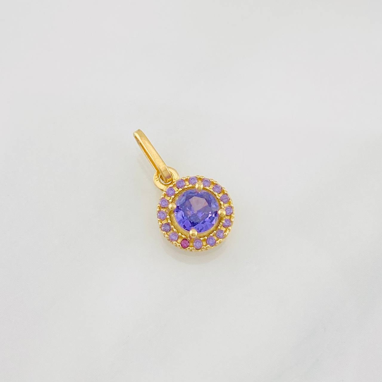 Dije Halo 1.1g / 1/2 in Oro Amarillo 18K