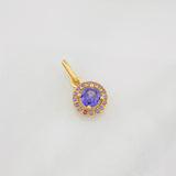 Dije Halo 1.1g / 1/2 in Oro Amarillo 18K