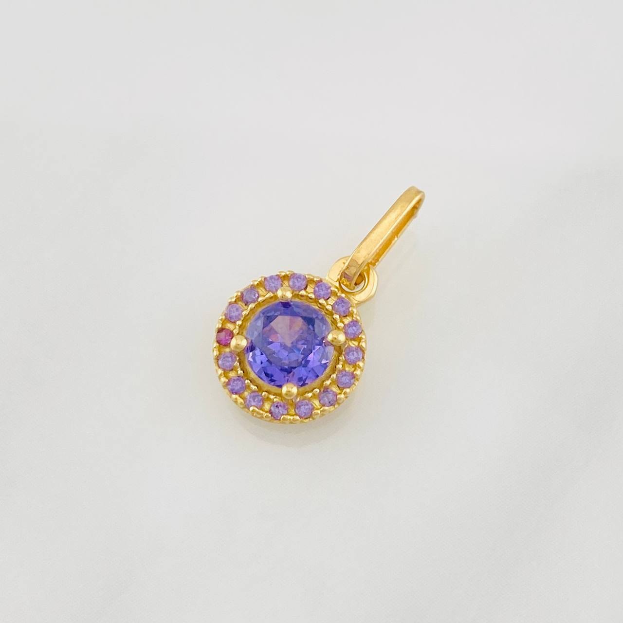 Dije Halo 1.1g / 1/2 in Oro Amarillo 18K