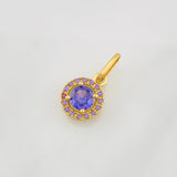 Dije Halo 1.1g / 1/2 in Oro Amarillo 18K