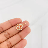 Dije Trebol 1.7g / 1 in Oro Amarillo 18K