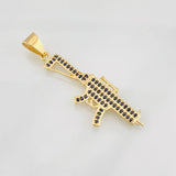 Dije Fusil 3.25g / 1 3/4 in Oro Amarillo 18K