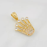 Dije Corona 3.35g / 1 1/4 in Oro Amarillo 18K
