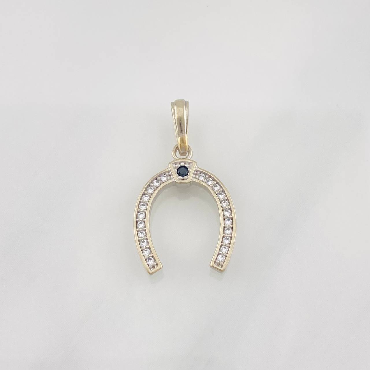 Dije Herradura 1.35g / 1 in Oro Blanco 18K