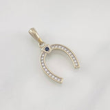 Dije Herradura 1.35g / 1 in Oro Blanco 18K