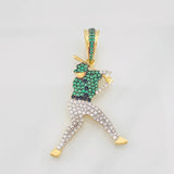 Dije Jugador de Beisbol 4.6g / 2 in Oro Amarillo 18K