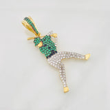 Dije Jugador de Beisbol 4.6g / 2 in Oro Amarillo 18K