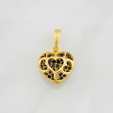 Dije Corazon 1.8g / 3/4 in Oro Amarillo 18K