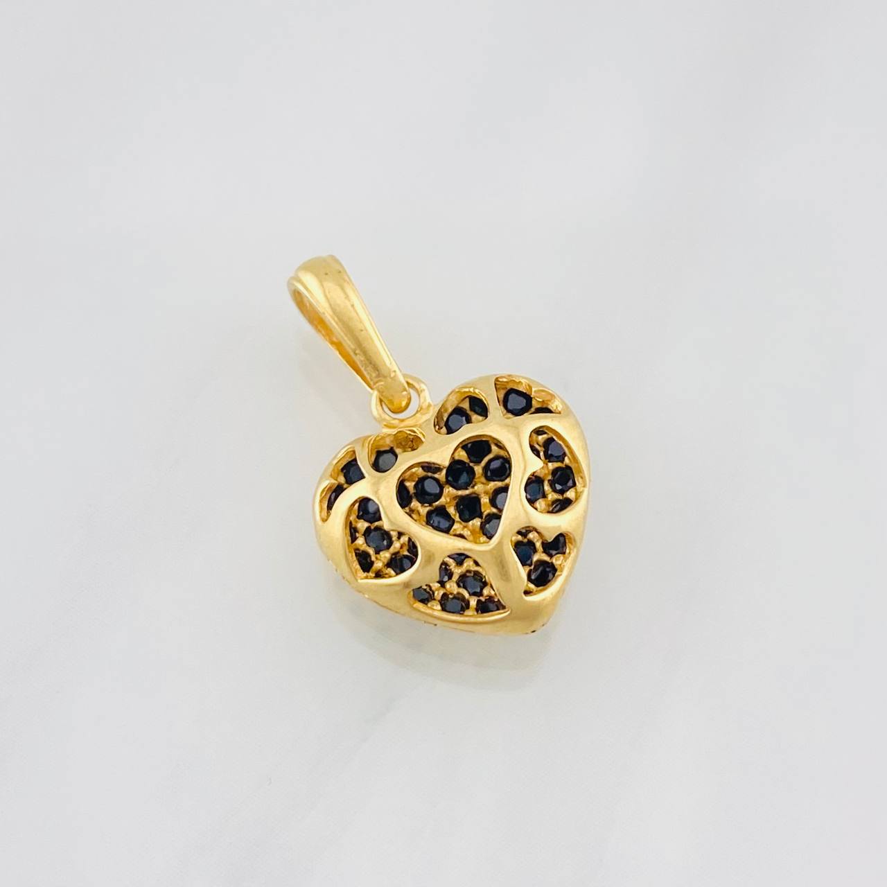 Dije Corazon 1.8g / 3/4 in Oro Amarillo 18K