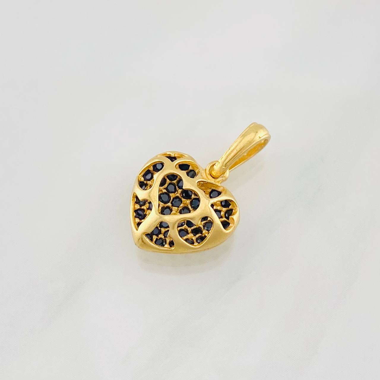 Dije Corazon 1.8g / 3/4 in Oro Amarillo 18K