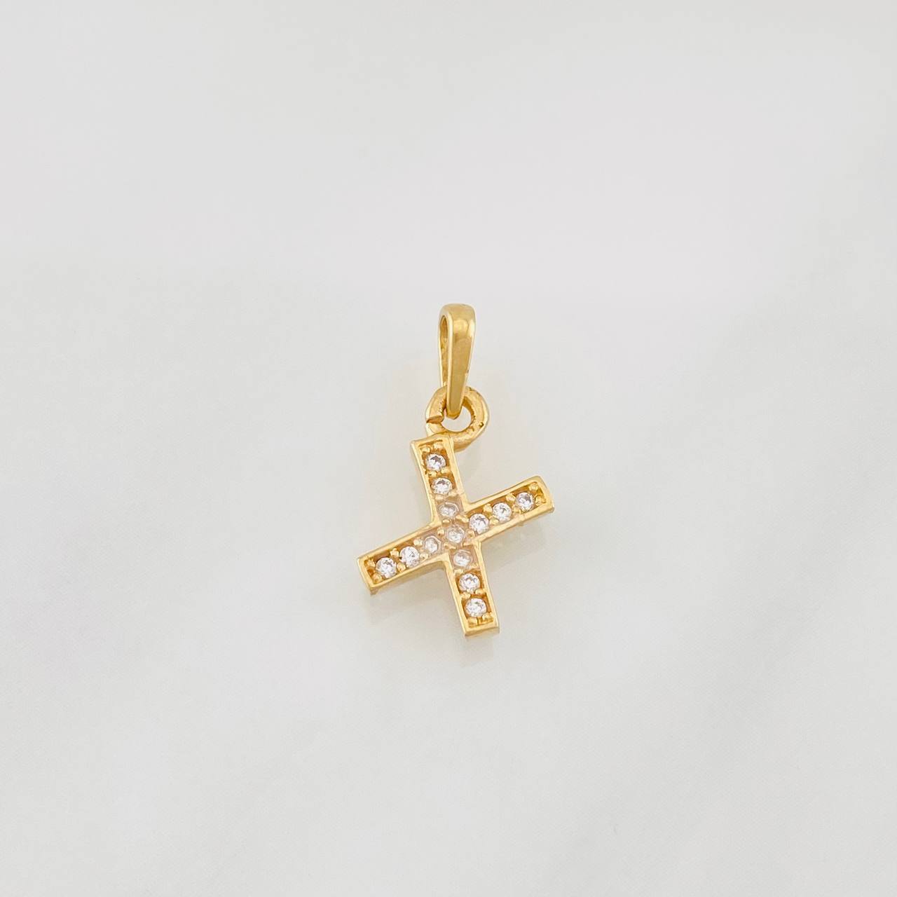 Dije Letra X 0.65g / 1/2 in Oro Amarillo 18K