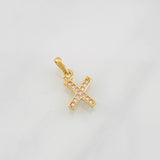 Dije Letra X 0.65g / 1/2 in Oro Amarillo 18K