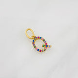 Dije Letra Q 0.65g / 1/2 in Oro Amarillo 18K