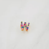 Dije Letra W 0.45g / 1/4 in Oro Rosa 18K