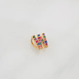 Dije Letra W 0.45g / 1/4 in Oro Rosa 18K