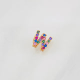 Dije Letra W 0.45g / 1/4 in Oro Rosa 18K