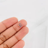 Dije Letra W 0.45g / 1/4 in Oro Rosa 18K