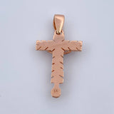 Pendant Milagroso Christ Cross of Buga 5.15gr / 3.7cm / Three 18K Golds &