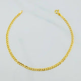 Cuban Links Bracelet 1.2 g / 7 1/2 in / 2.5 mm 18K Yellow Gold