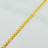 Cuban Links Bracelet 1.2 g / 7 1/2 in / 2.5 mm 18K Yellow Gold
