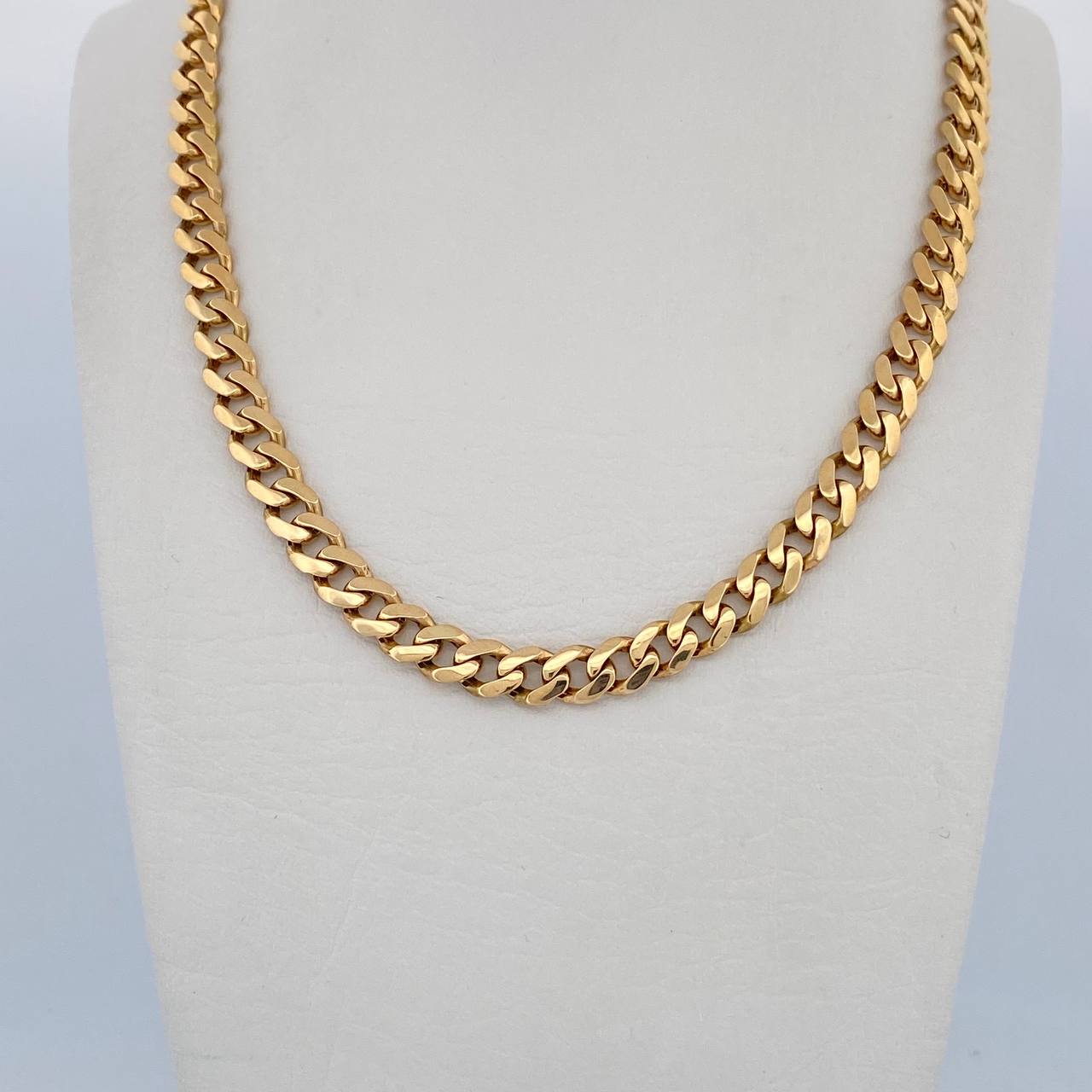 Cadena Cubana 19.2gr / 46cm / 5.8mm Oro Amarillo 18K &