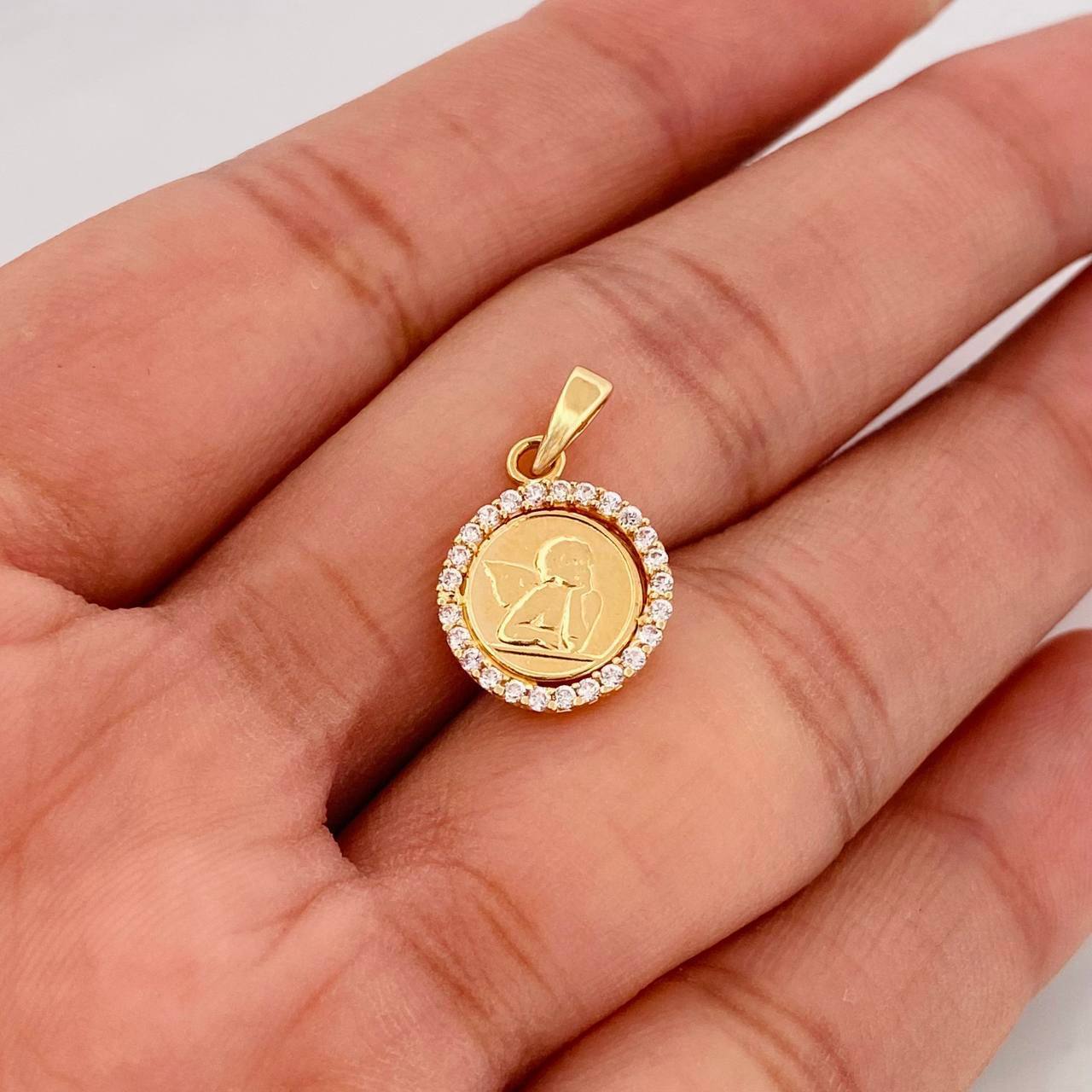 Dije Ángel 1.8g / 3/4 in Oro Amarillo 18K