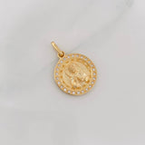 Dije Medalla San Benito 2.65g / 1 in Oro Amarillo 18K