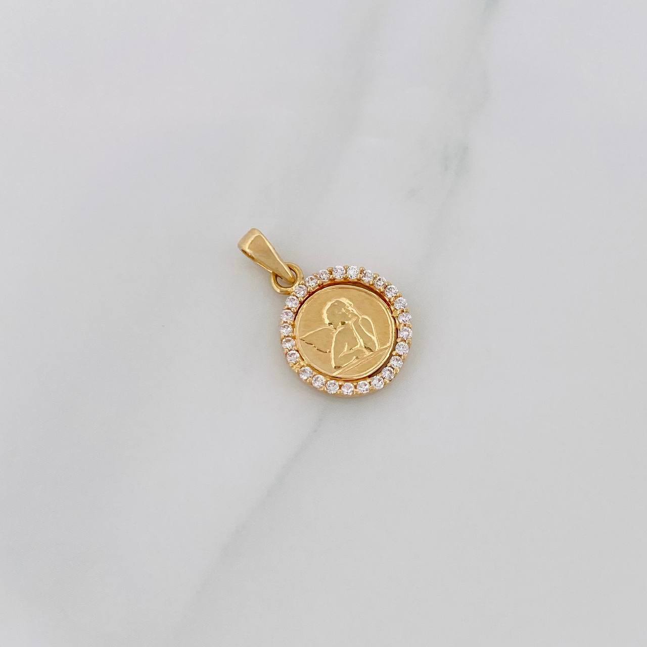 Dije Ángel 1.8g / 3/4 in Oro Amarillo 18K