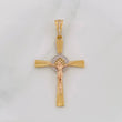 Dije Cruz Cristo 4.4g / 2 in Tres Oros 18K