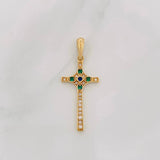 Dije Cruz 2.95g / 1 3/4 in Oro Amarillo 18K