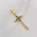 Dije Cruz 2.95g / 1 3/4 in Oro Amarillo 18K