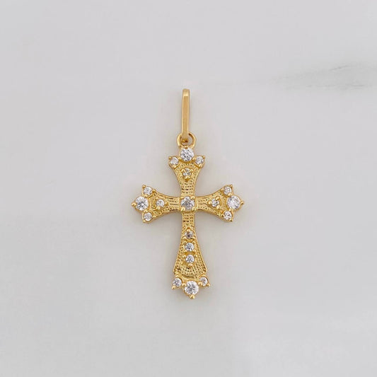 Dije Cruz Gótica 1.25g / 1 in Oro Amarillo 18K