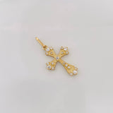 Dije Cruz Gótica 1.25g / 1 in Oro Amarillo 18K