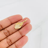 Pendant Miraculous Virgin 2.1g / 1 1/4 in Yellow Gold 18K