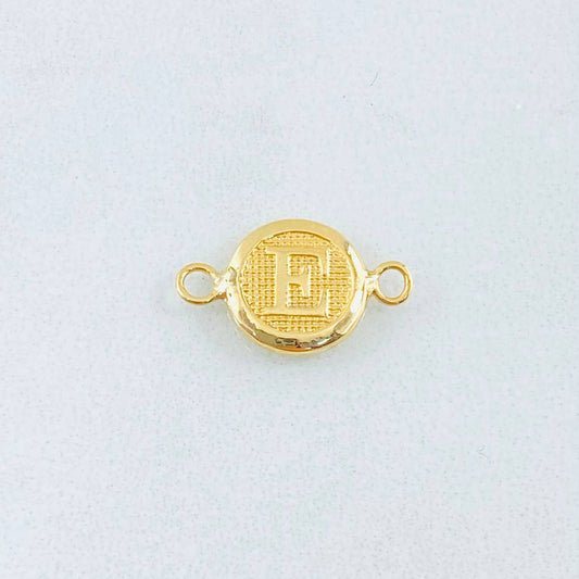 Herraje Letra E 0.45gr / 1/2 in / Oro Amarillo 18K