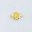 Herraje Letra E 0.4gr / 1/2 in / Oro Amarillo 18K *