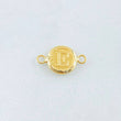 Herraje Letra E 0.4gr / 1/2 in / Oro Amarillo 18K